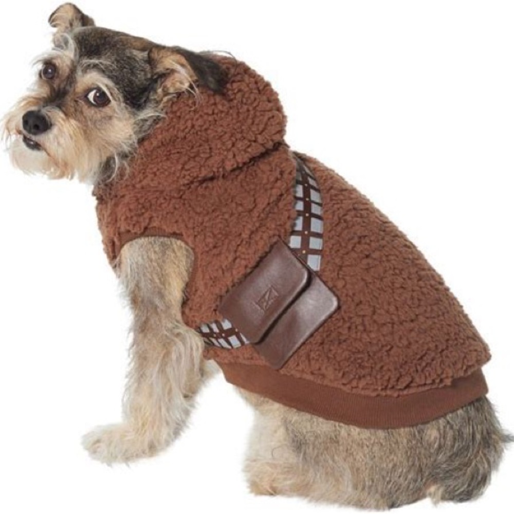 Chewbacca hooded fleece dog costume ships in time for Halloween